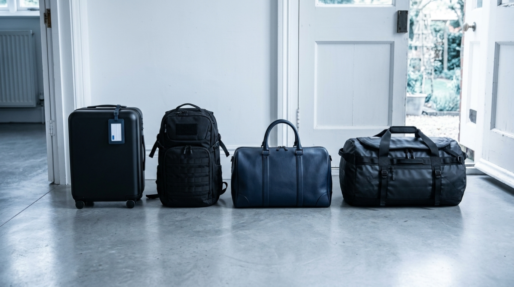 Les principaux sacs de voyage, du plus compact au plus volumineux.