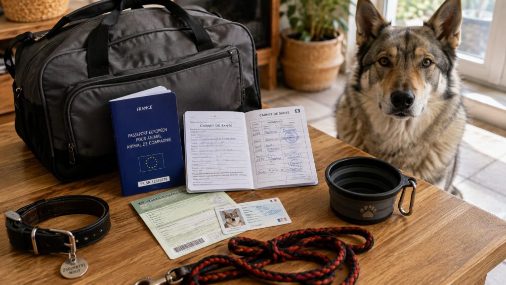 Voyager avec ton animal et prendre ses papiers