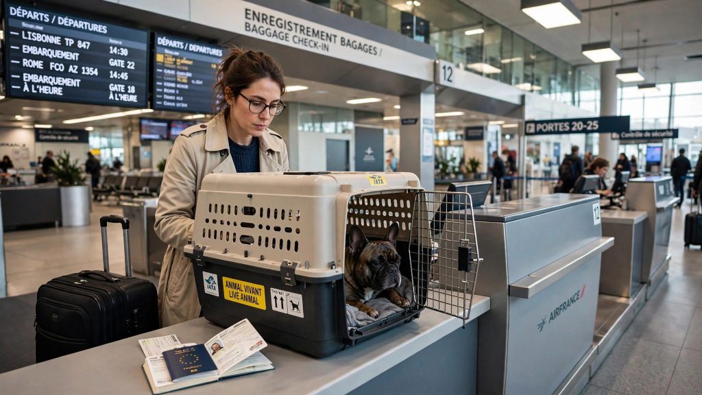Barrons nous avec nos animaux en avion