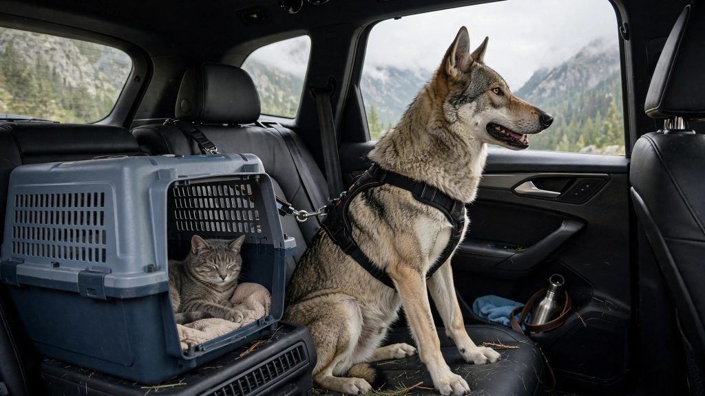 Barrons nous : voyager avec ton animal en voiture 
